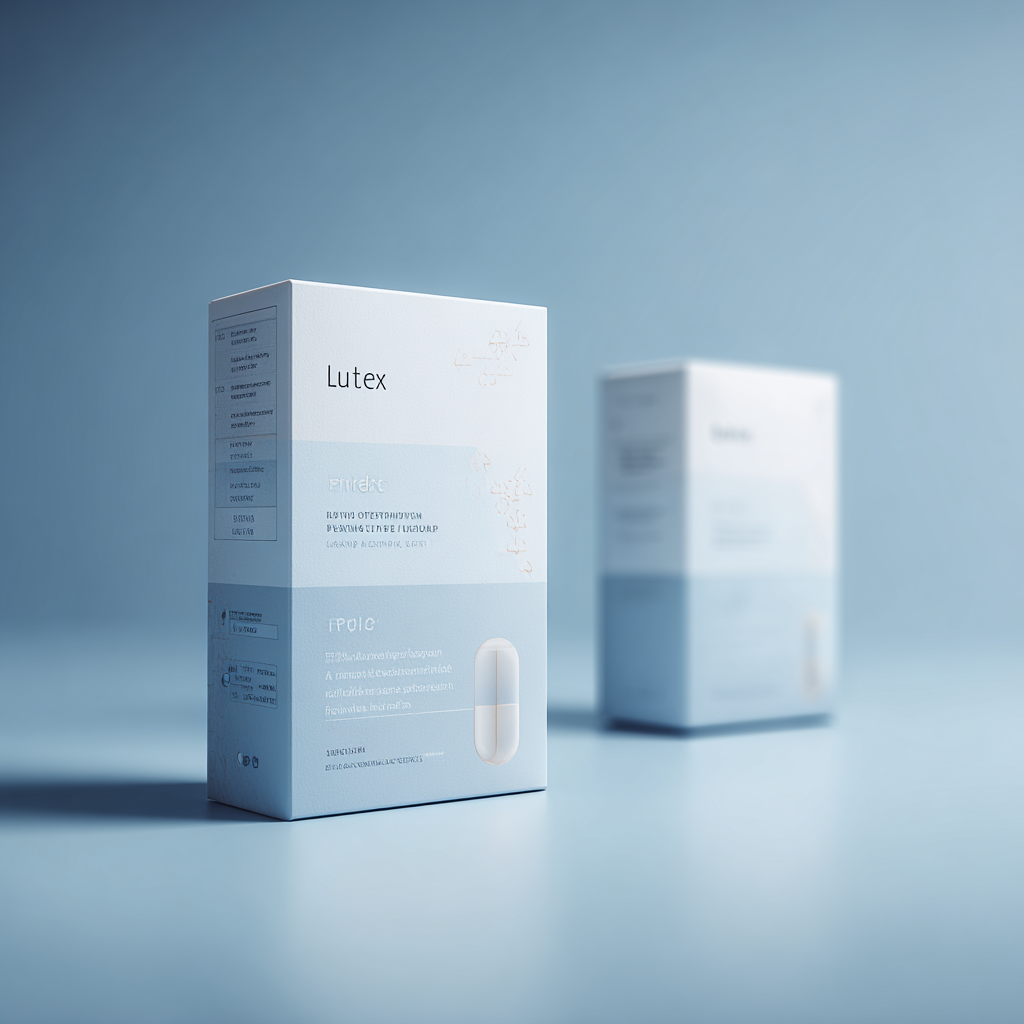 Lutex supplement package on neutral background